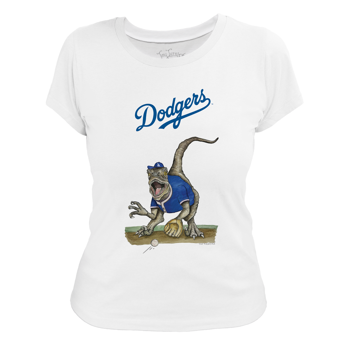 Los Angeles Dodgers Velociraptor Tee Shirt