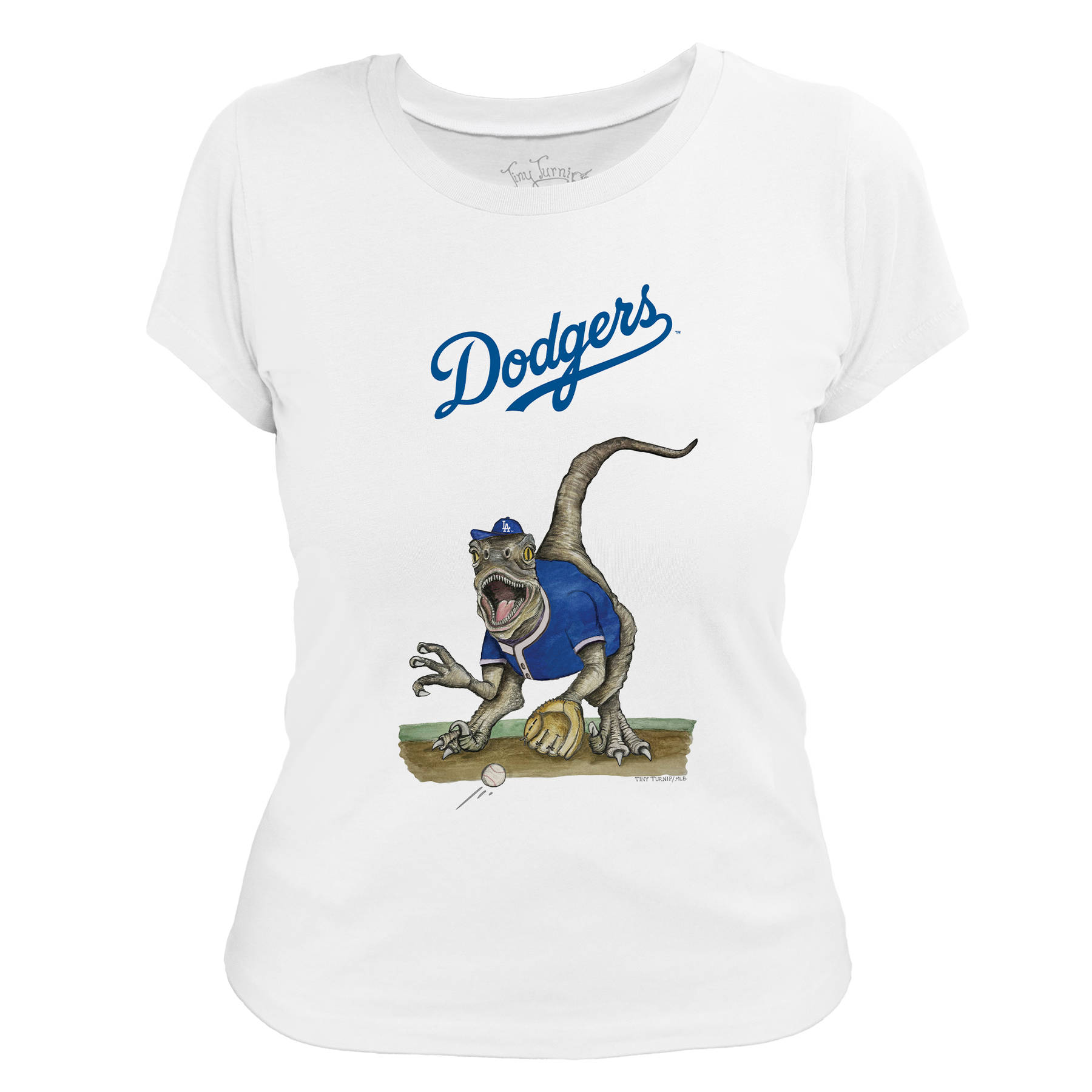 Los Angeles Dodgers Velociraptor Tee Shirt