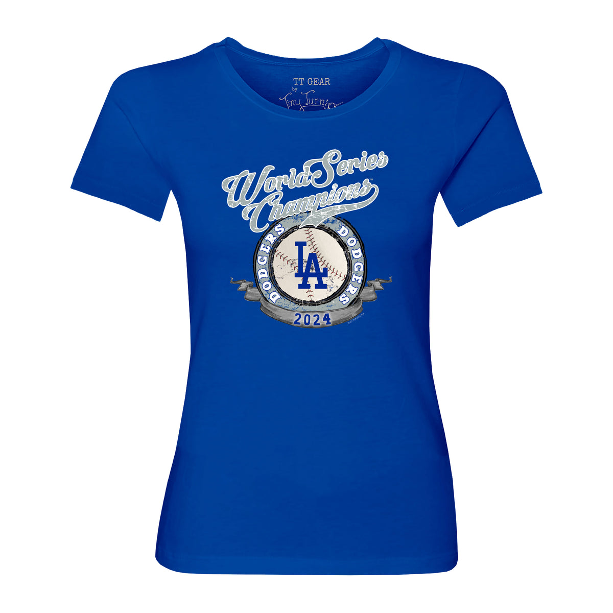 LA Dodgers Chelsea Freeman World Series Circle Tee Shirt