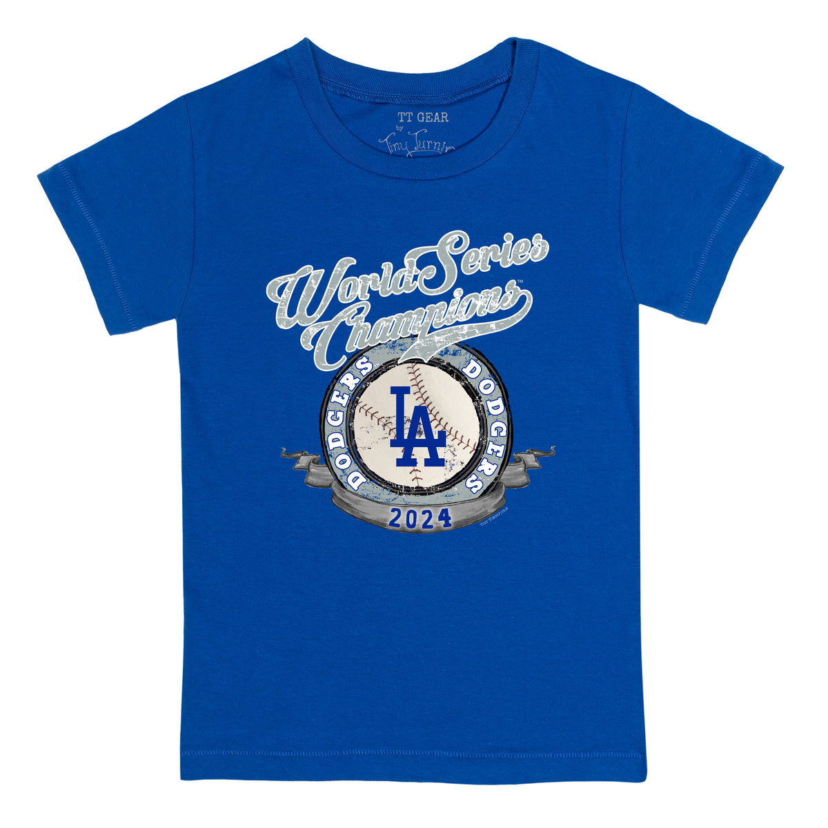 LA Dodgers Chelsea Freeman World Series Circle Tee Shirt