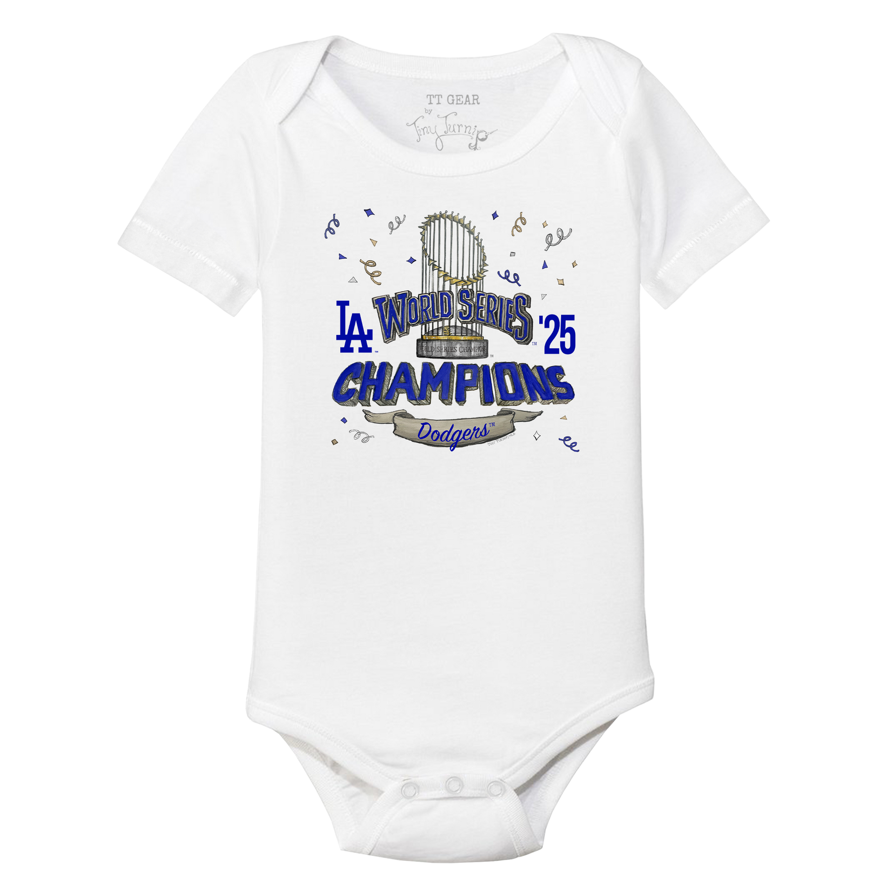 Los Angeles Dodgers Chelsea Freeman 2025 World Series Champs Parade Short Sleeve Snapper