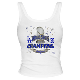 Los Angeles Dodgers Chelsea Freeman 2025 World Series Champs Parade Ribbed Tank