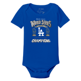 Los Angeles Dodgers Chelsea Freeman Back to Back World Series Champs Short Sleeve Snapper