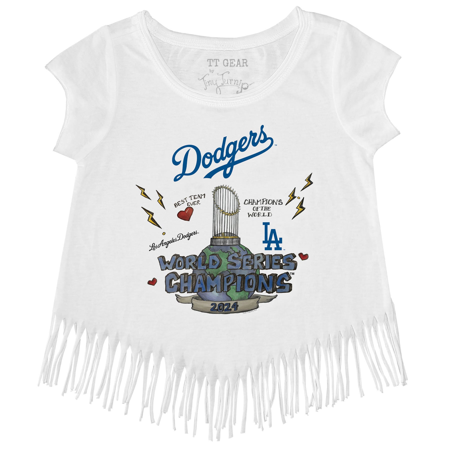 LA Dodgers World Series Champs Fringe Tee