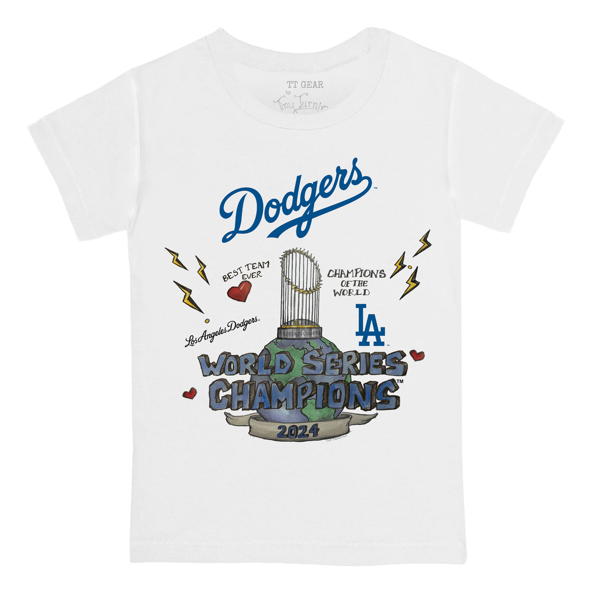 LA Dodgers World Series Champs Tee Shirt