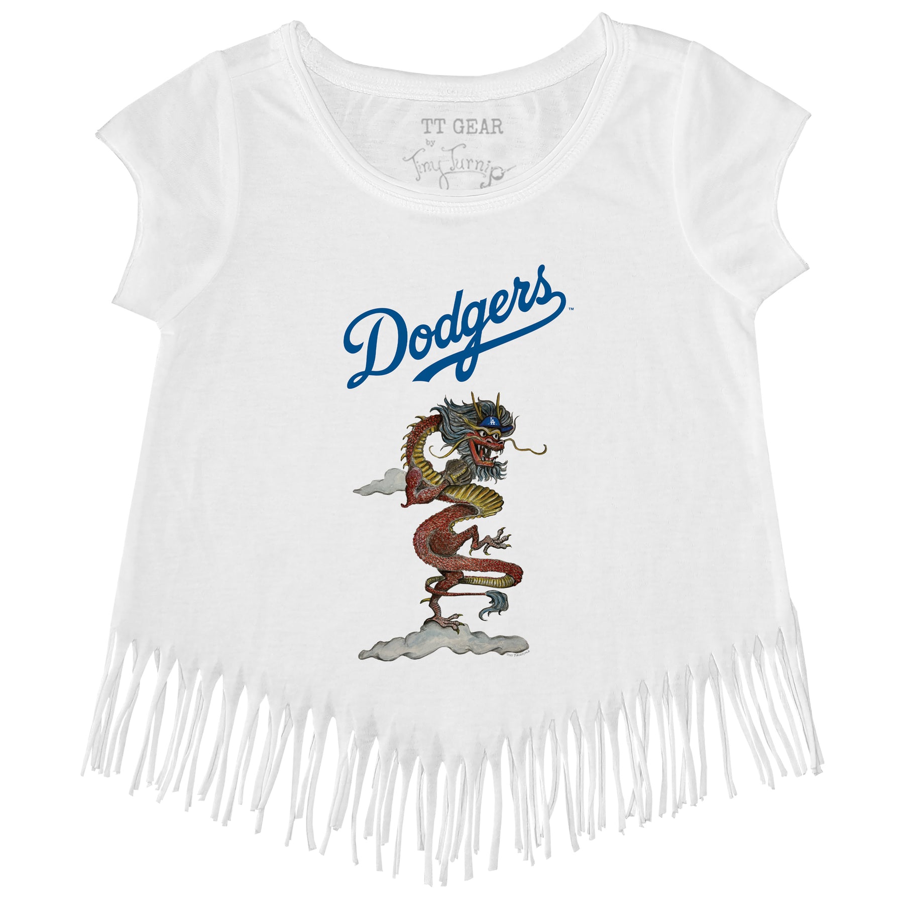 Los Angeles Dodgers 2024 Year of the Dragon Fringe Tee