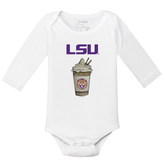 LSU Tigers Latte Long Sleeve Snapper