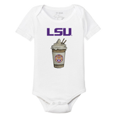 LSU Tigers Latte Short Sleeve Snapper