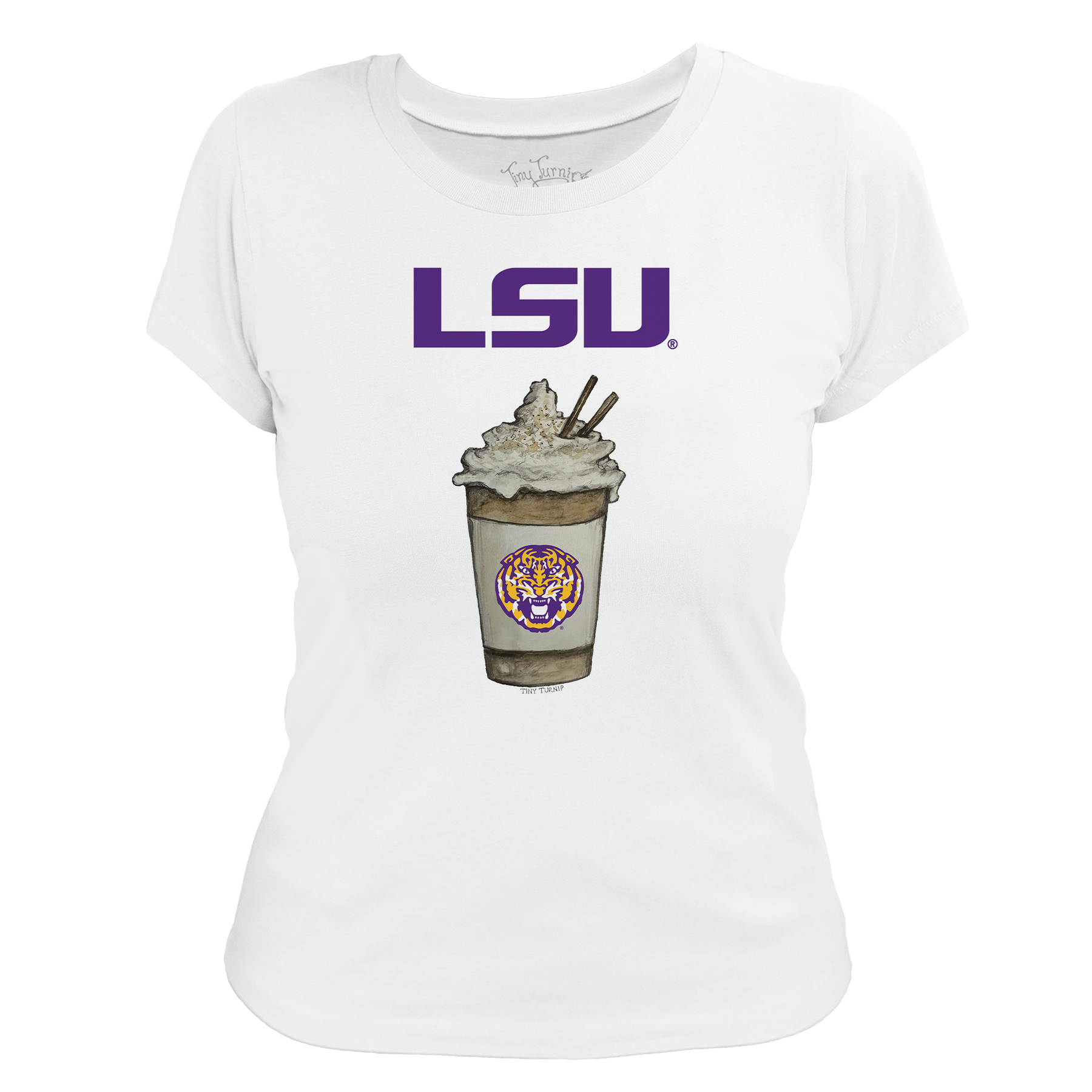 LSU Tigers Latte Women's Tee Shirt
