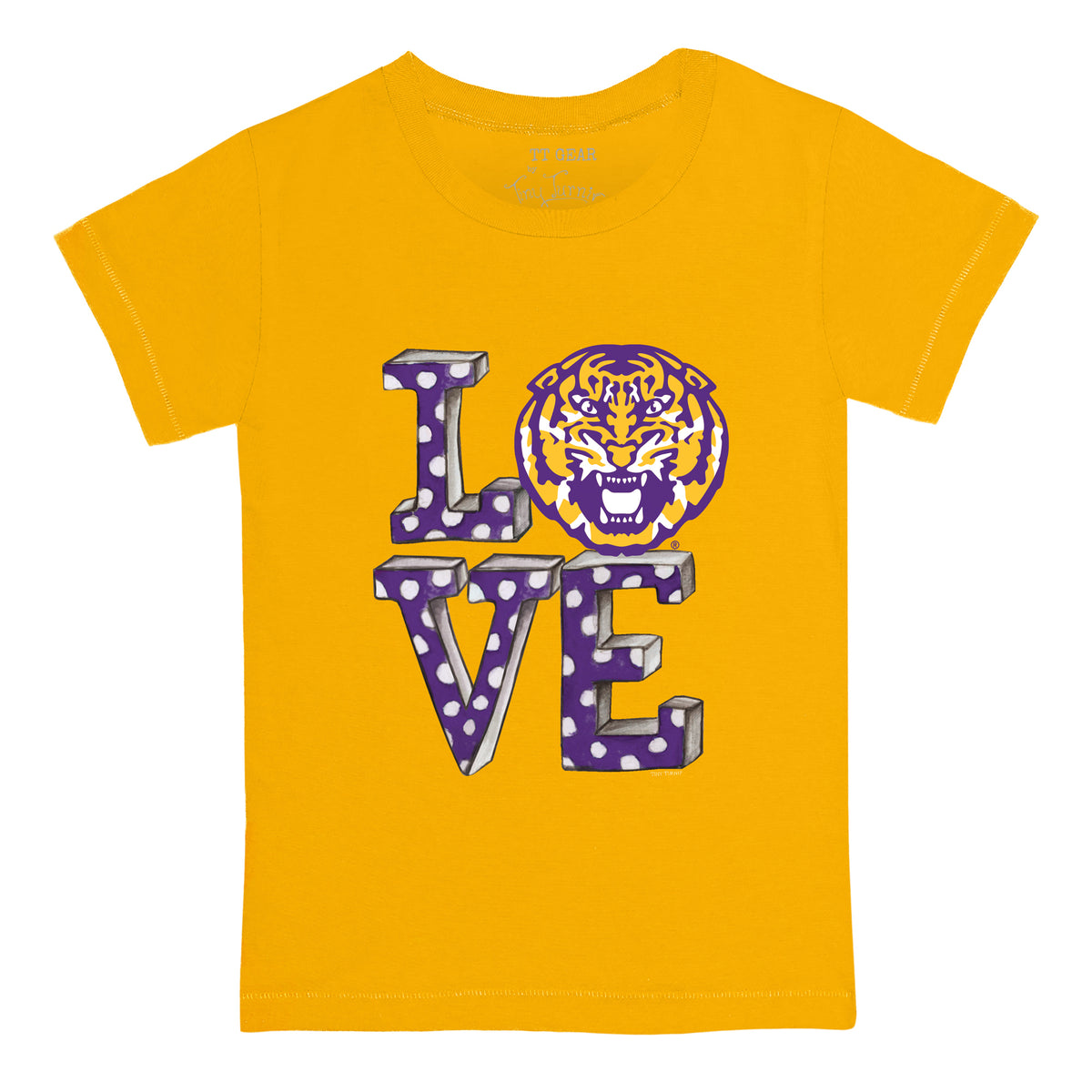 LSU Tigers Love Tee Shirt