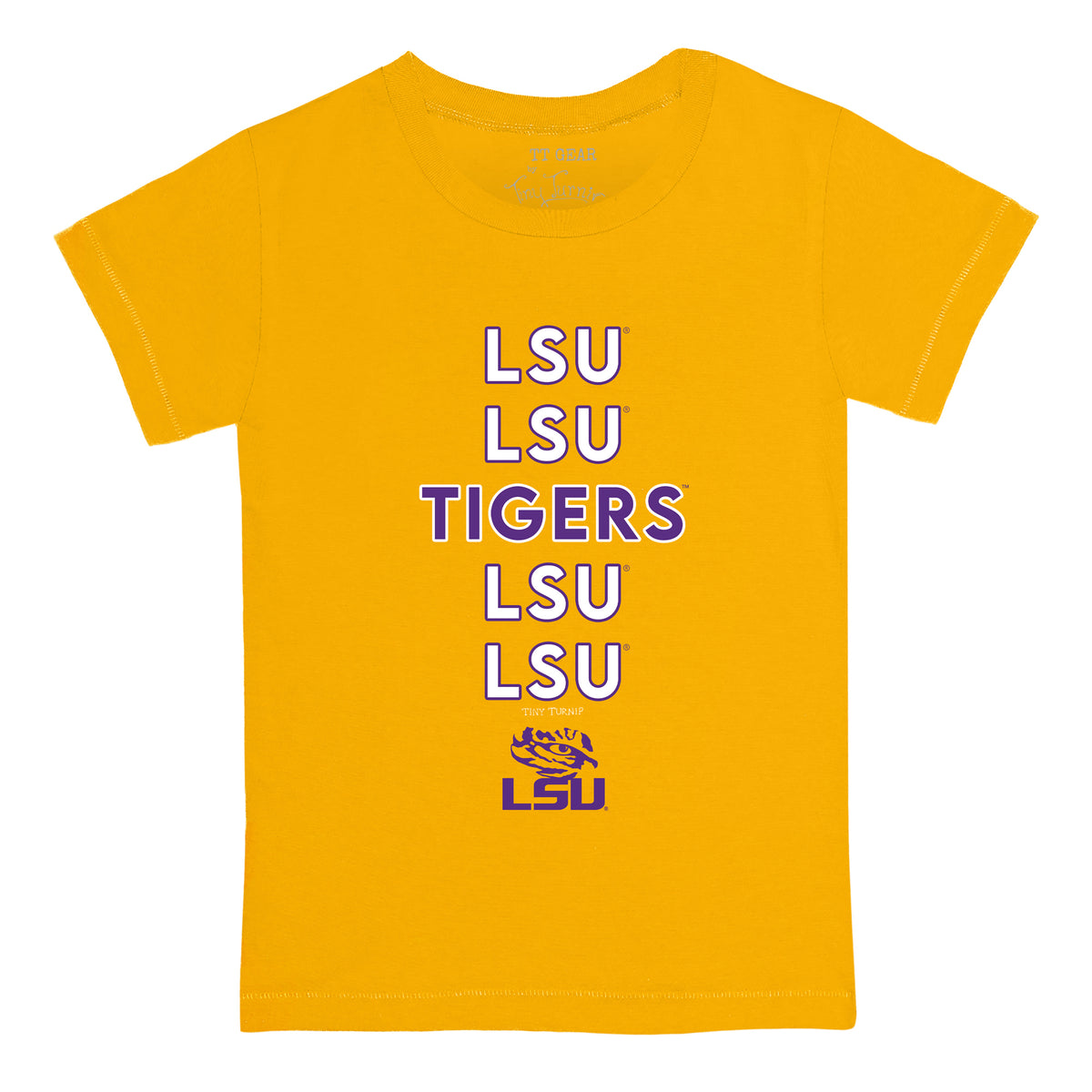 LSU Tigers Stacked Tee Shirt
