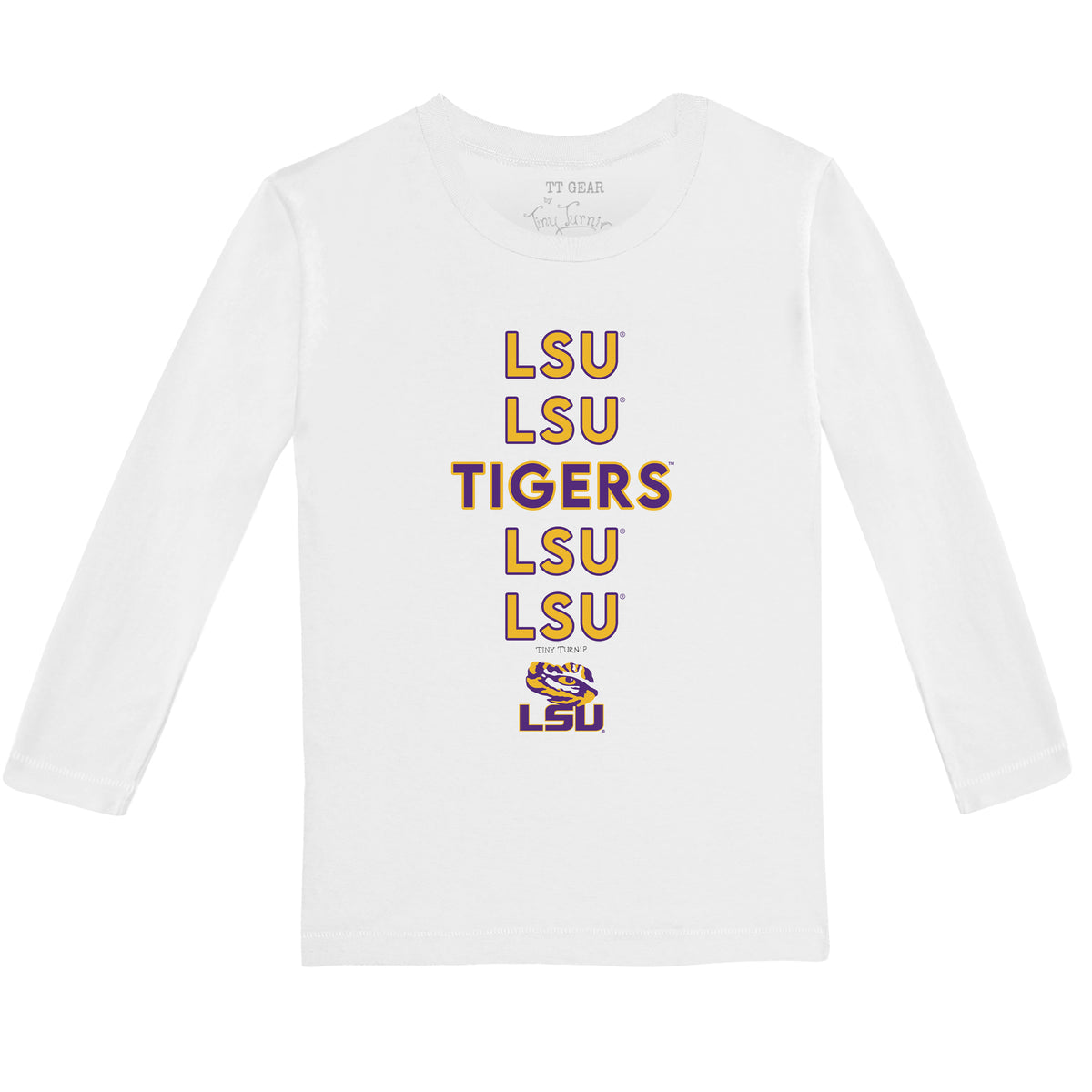 LSU Tigers Stacked Long-Sleeve Tee Shirt