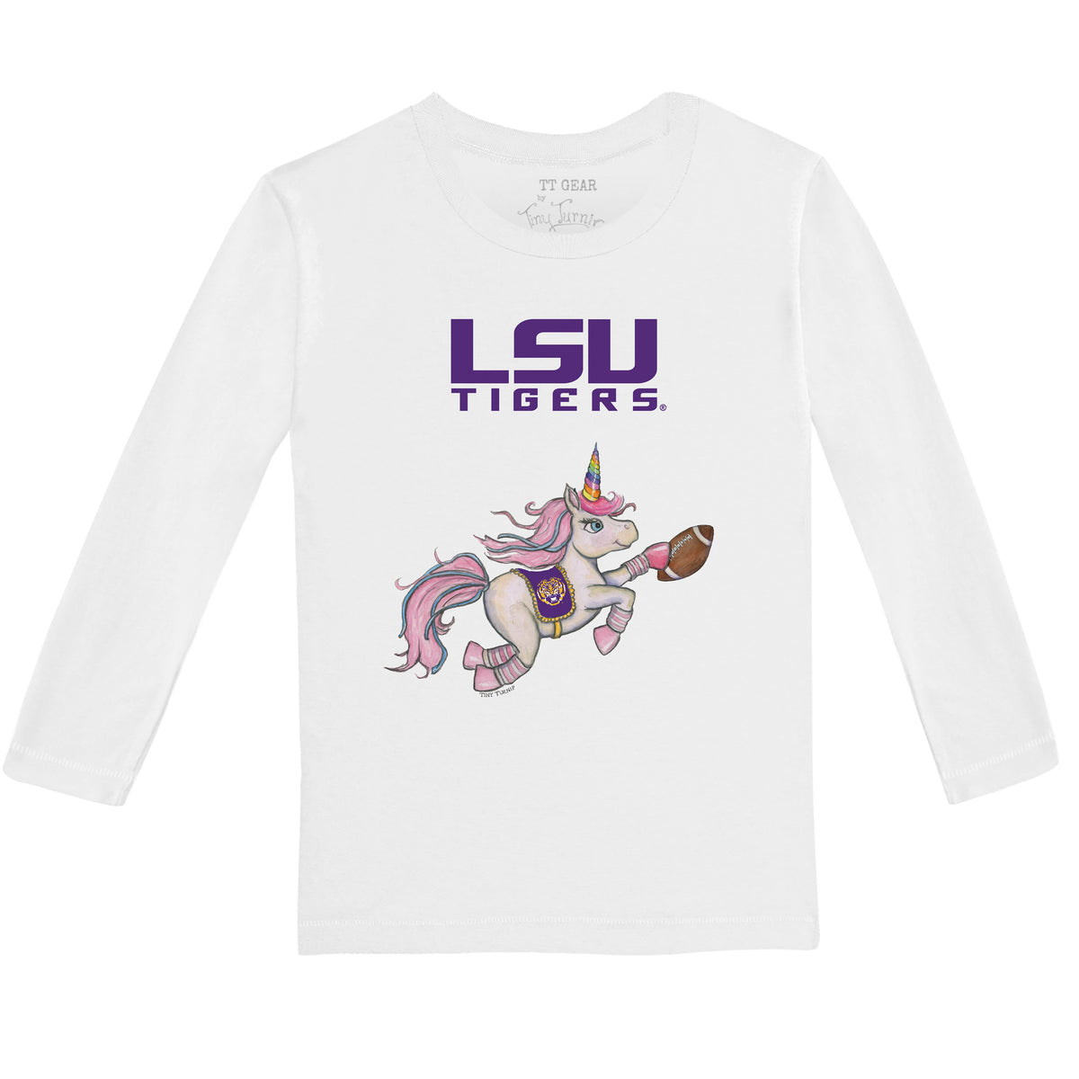 LSU Tigers Unicorn Long-Sleeve Tee Shirt