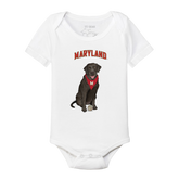 Maryland Terrapins Black Labrador Retriever Short Sleeve Snapper