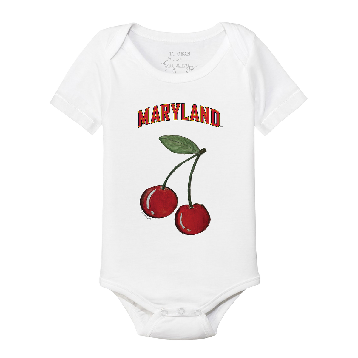 Maryland Terrapins Cherries Short Sleeve Snapper