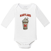 Maryland Terrapins Latte Long Sleeve Snapper