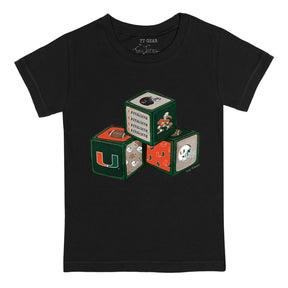 Miami Hurricanes Blocks Tee Shirt