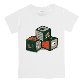 Miami Hurricanes Blocks Tee Shirt