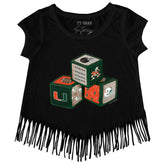 Miami Hurricanes Blocks Fringe Tee