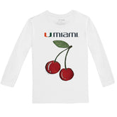 Miami Hurricanes Cherries Long-Sleeve Tee Shirt