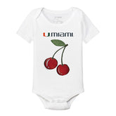 Miami Hurricanes Cherries Short Sleeve Snapper