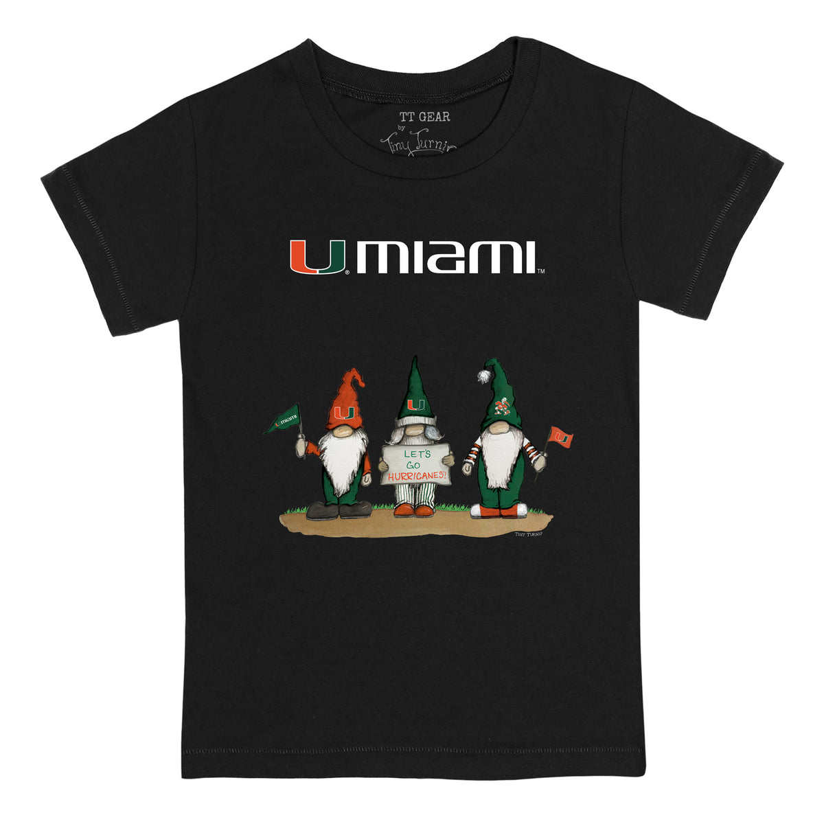 Miami Hurricanes Gnomes Tee Shirt