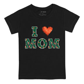 Miami Hurricanes I Love Mom Tee Shirt