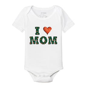 Miami Hurricanes I Love Mom Short Sleeve Snapper