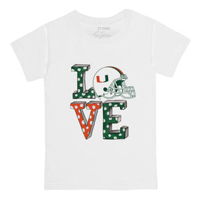 Miami Hurricanes Love Tee Shirt