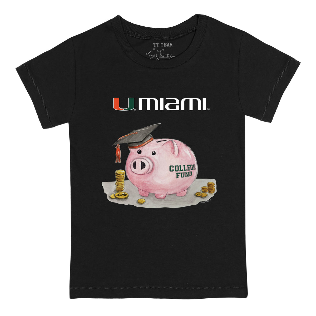 Miami Hurricanes Piggy Tee Shirt