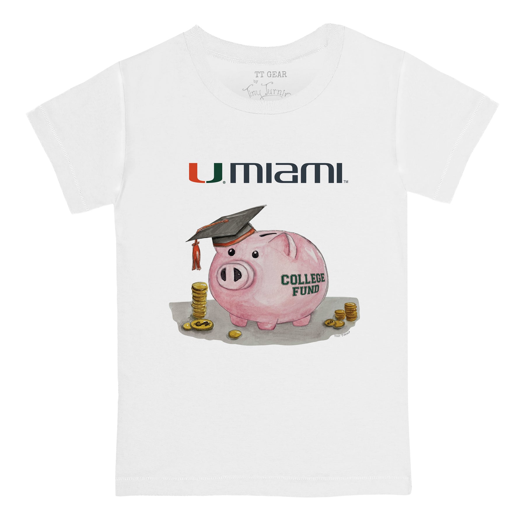 Miami Hurricanes Piggy Tee Shirt