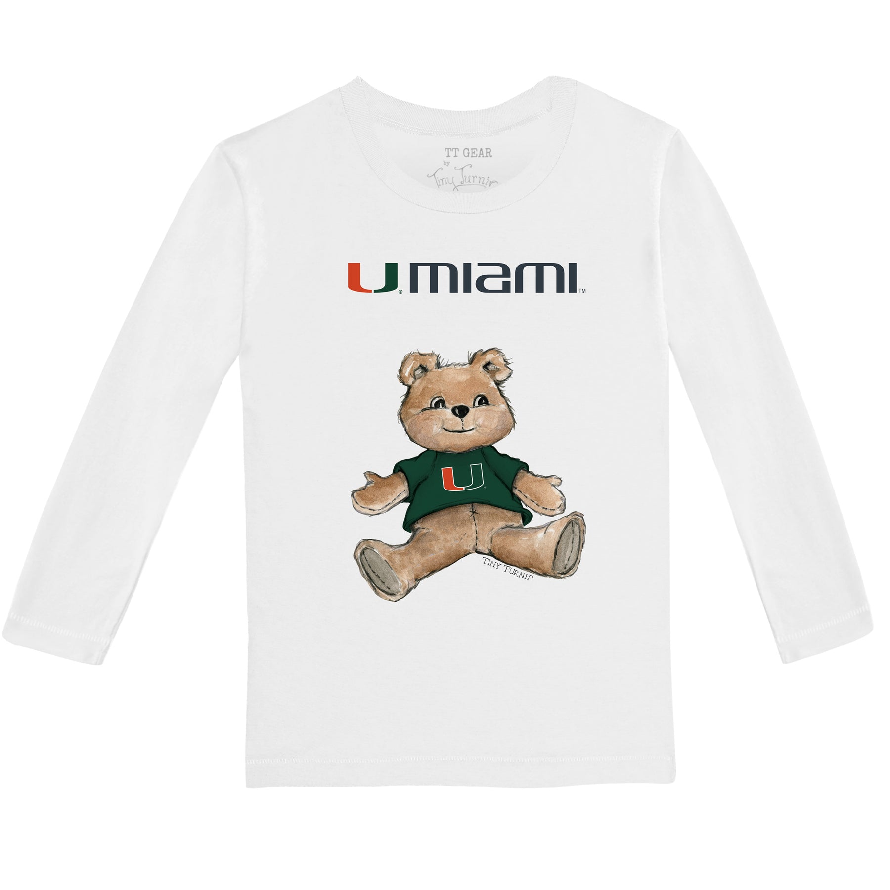 Miami Hurricanes Teddy Long-Sleeve Tee Shirt