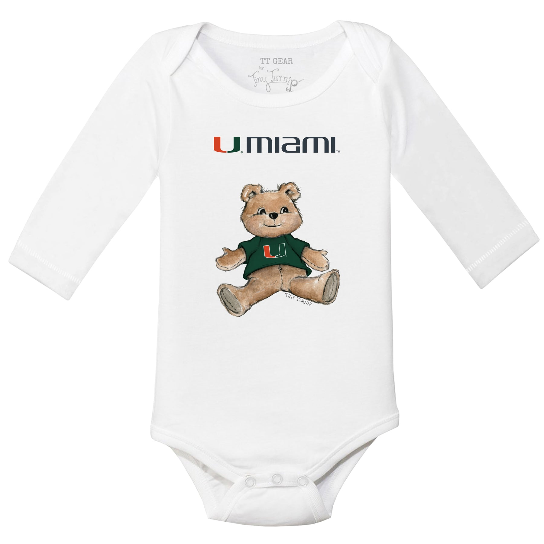 Miami Hurricanes Teddy Long-Sleeve Snapper