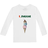 Miami Hurricanes Triple Scoop Long-Sleeve Tee Shirt