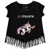 Miami Hurricanes Unicorn Fringe Tee