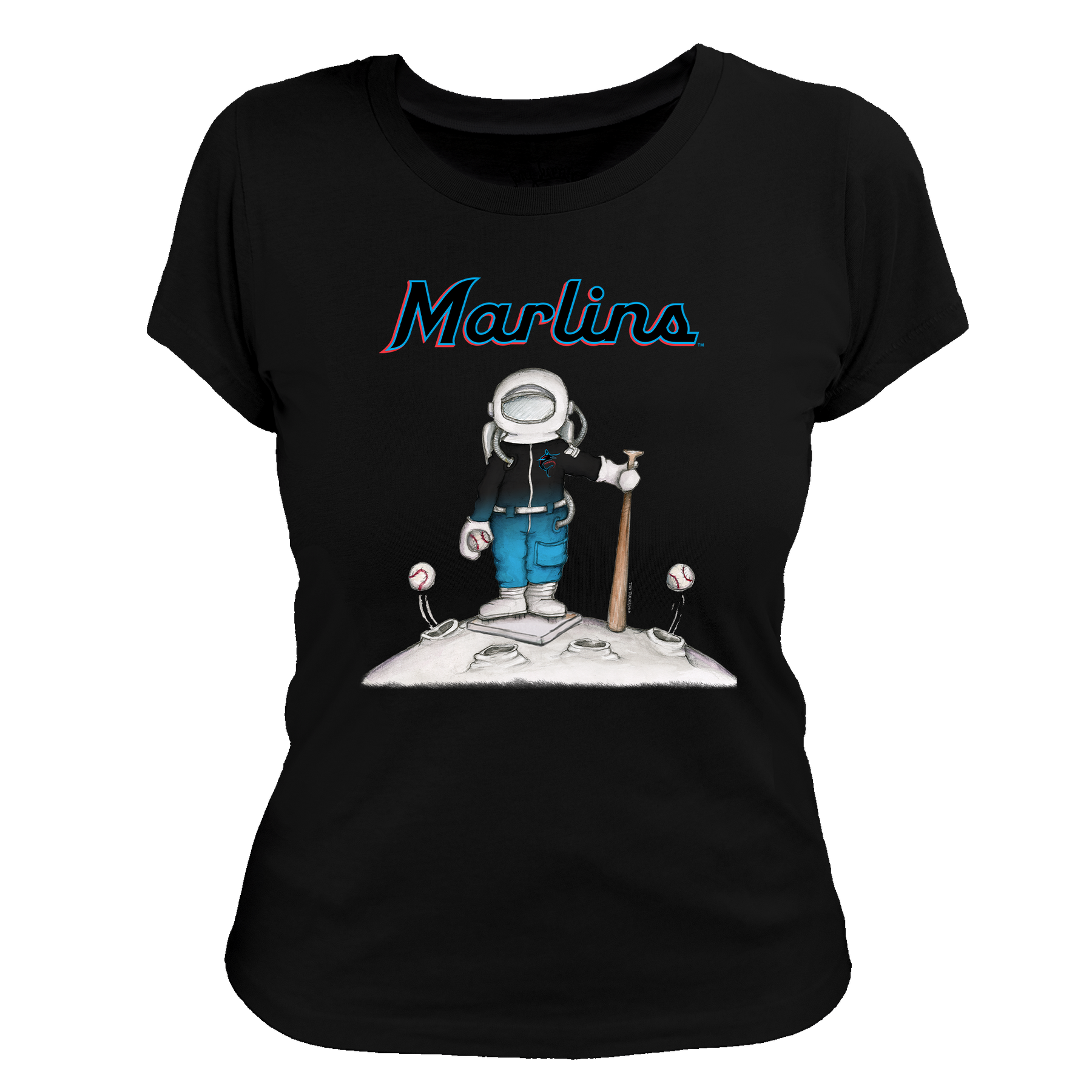Miami Marlins Astronaut Tee Shirt
