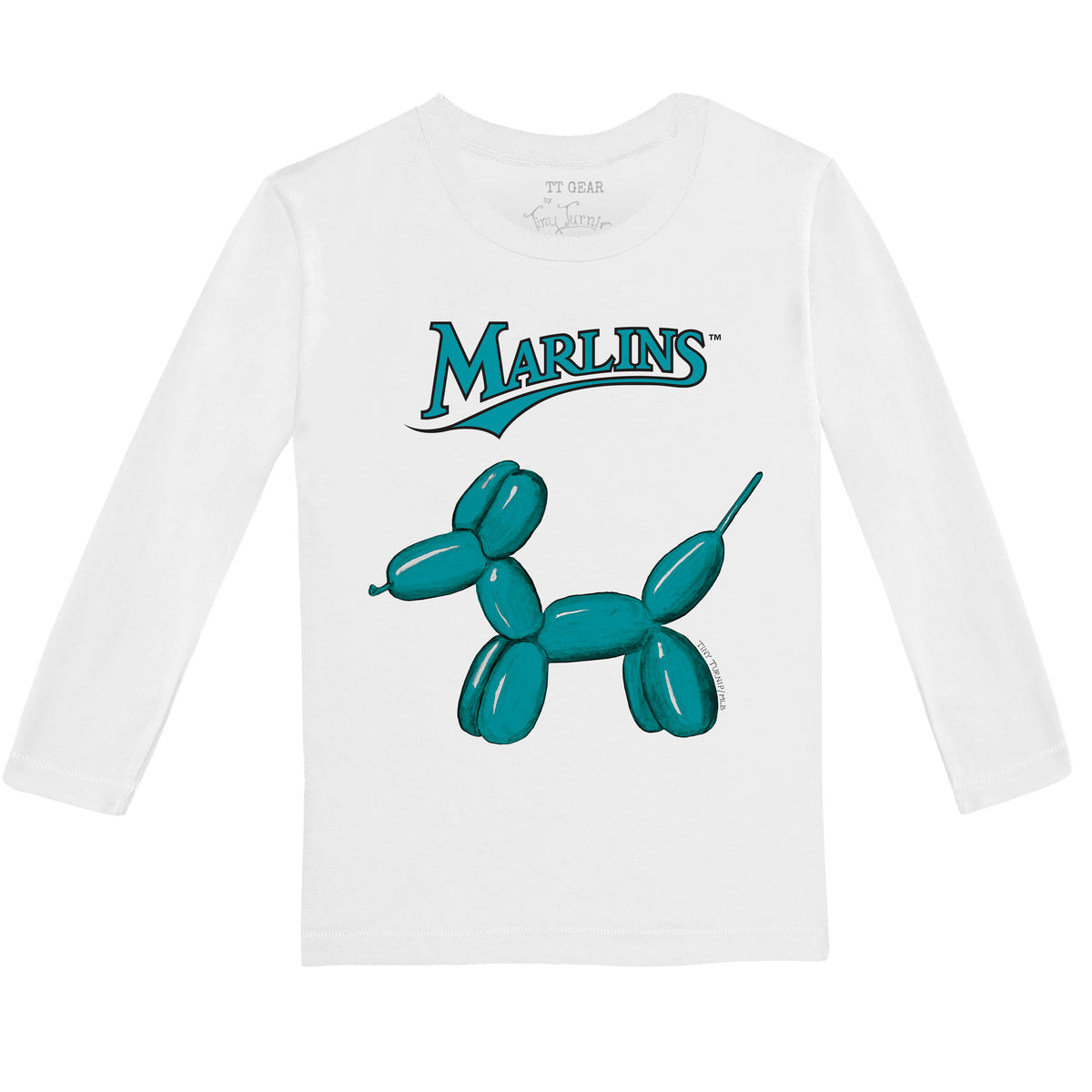 Miami Marlins Balloon Dog Long-Sleeve Tee Shirt