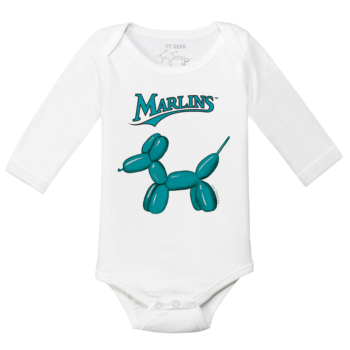 Miami Marlins Balloon Dog Long Sleeve Snapper