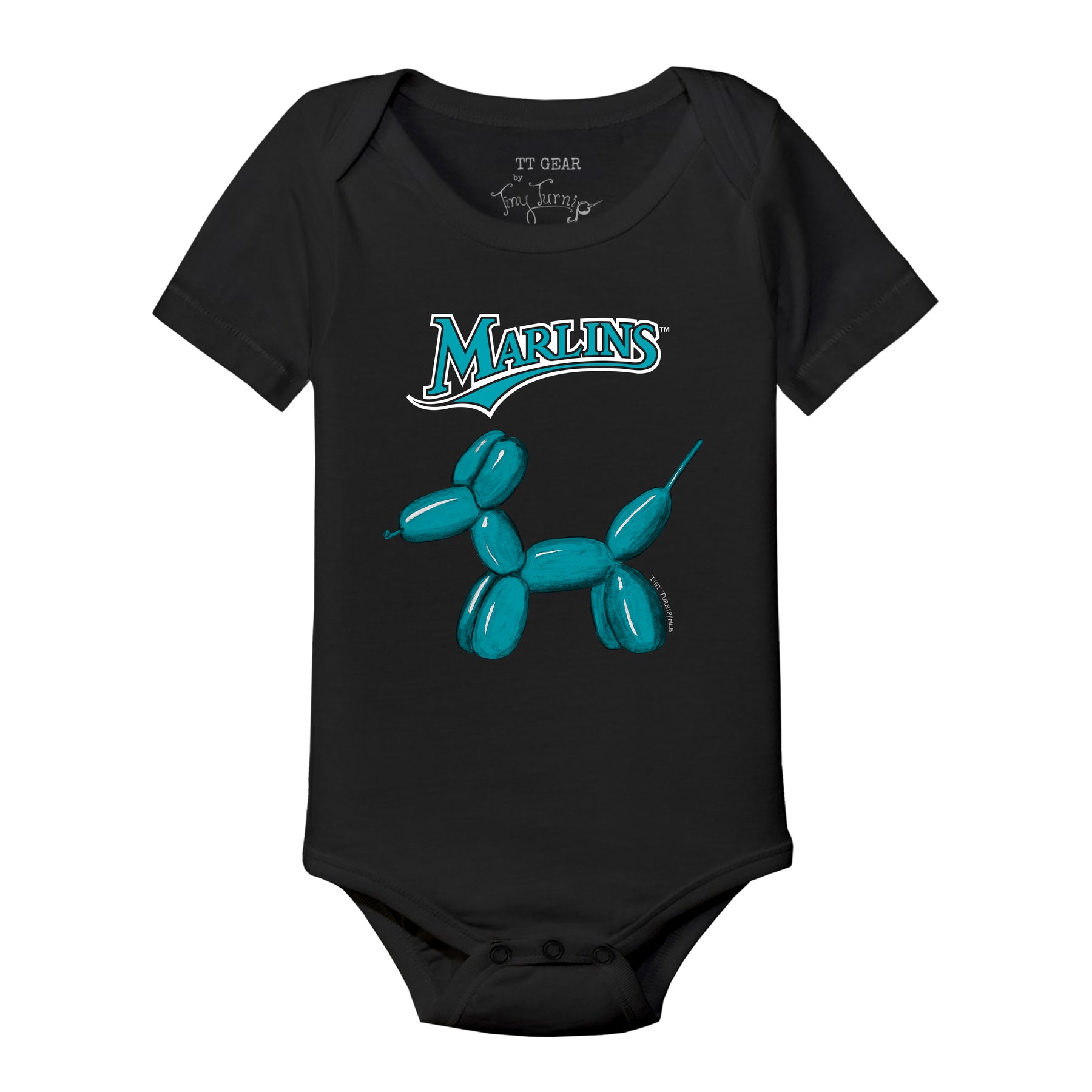 Miami Marlins Balloon Dog Short Sleeve Snapper