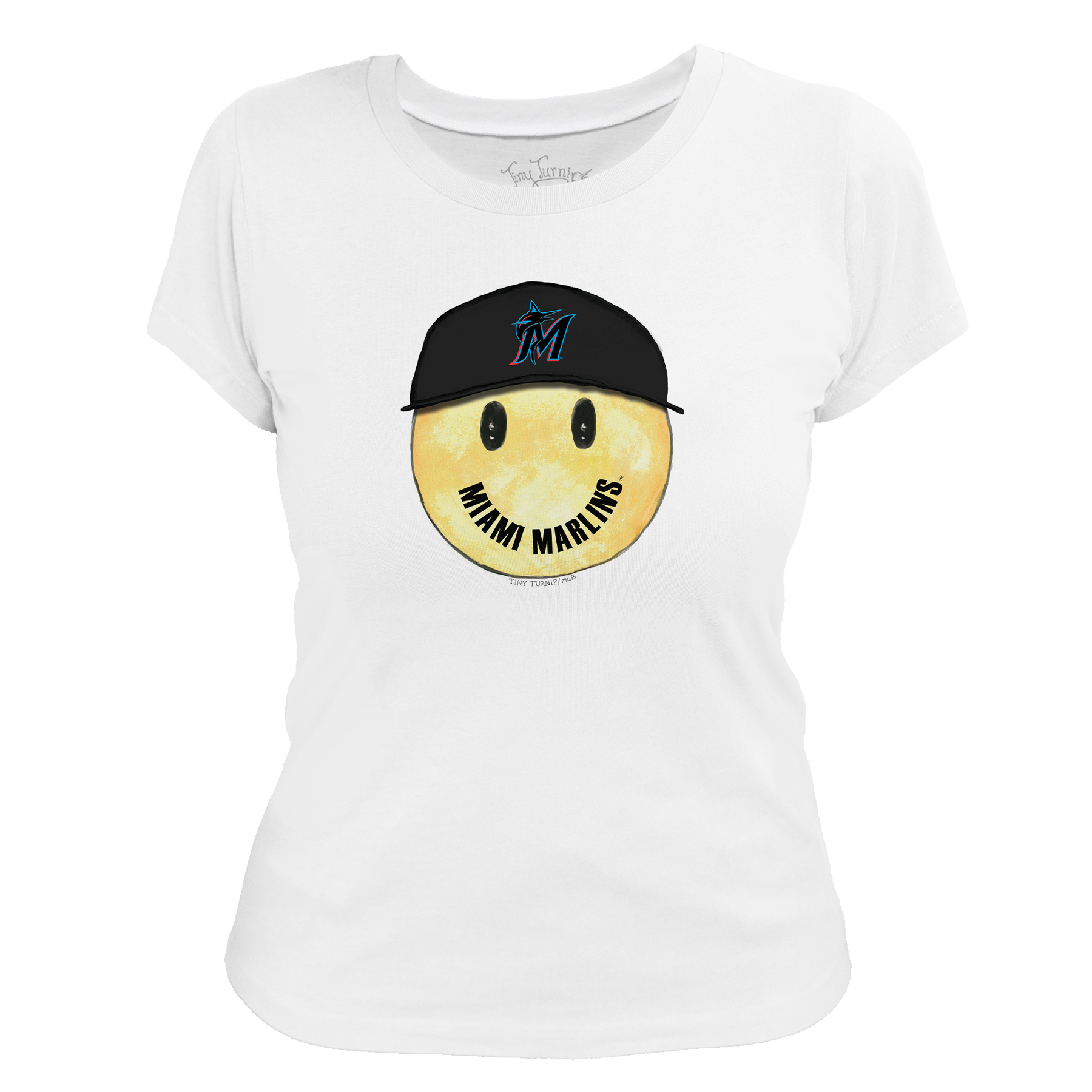 Miami Marlins Smiley Tee Shirt