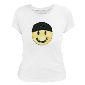 Miami Marlins Smiley Tee Shirt