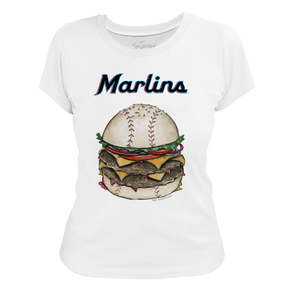 Miami Marlins Burger Tee Shirt