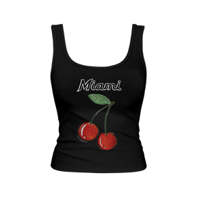 Miami Marlins Cherry Emmy Tank