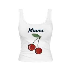 Miami Marlins Cherry Emmy Tank