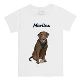 Miami Marlins Chocolate Labrador Retriever Tee Shirt