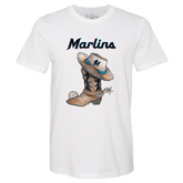 Miami Marlins Cowboy Boot Unisex Tee Shirt