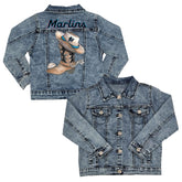 Miami Marlins Cowboy Boot Kid's Denim Jacket