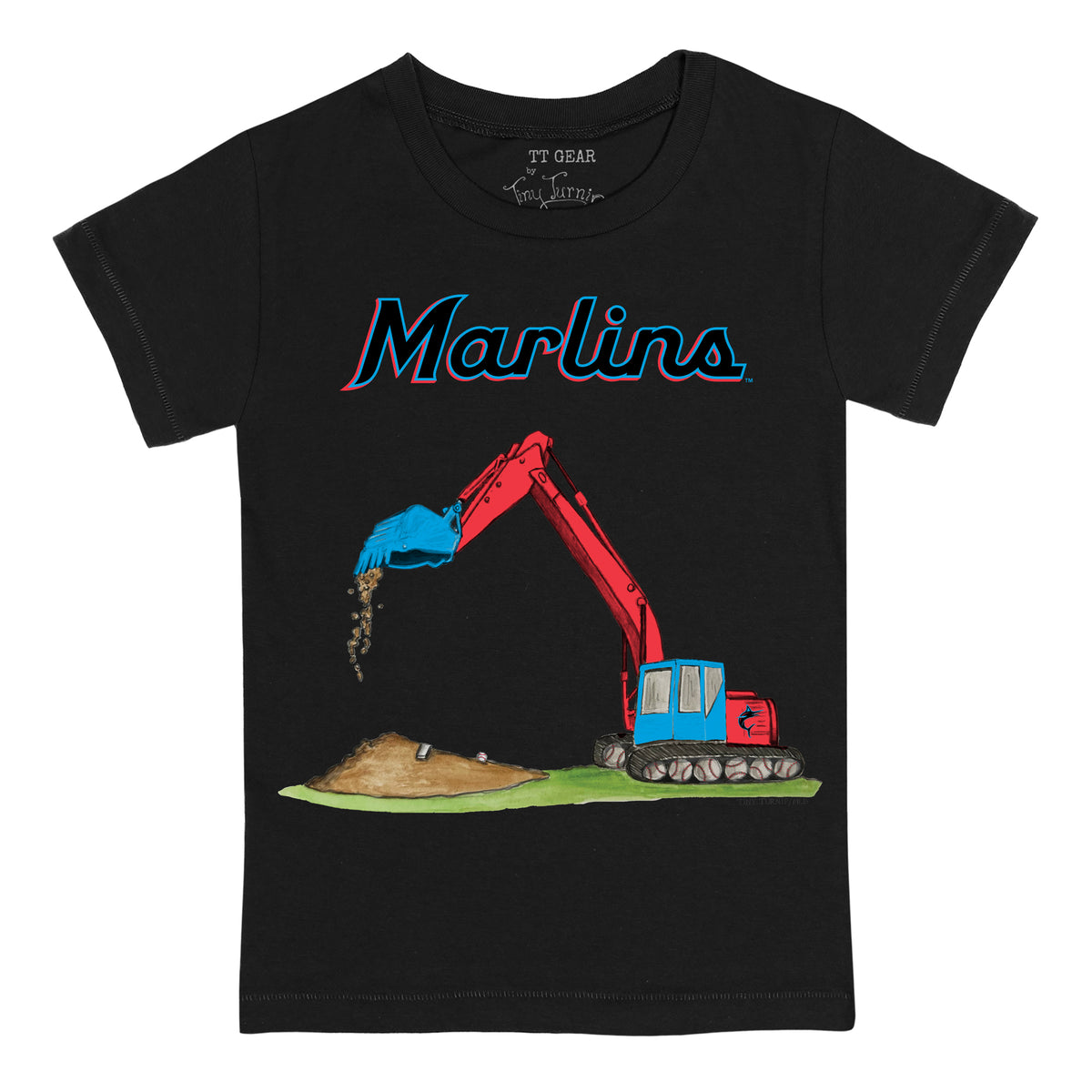 Miami Marlins Excavator Tee Shirt