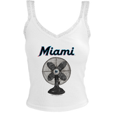 Miami Marlins Fan Lace Tank