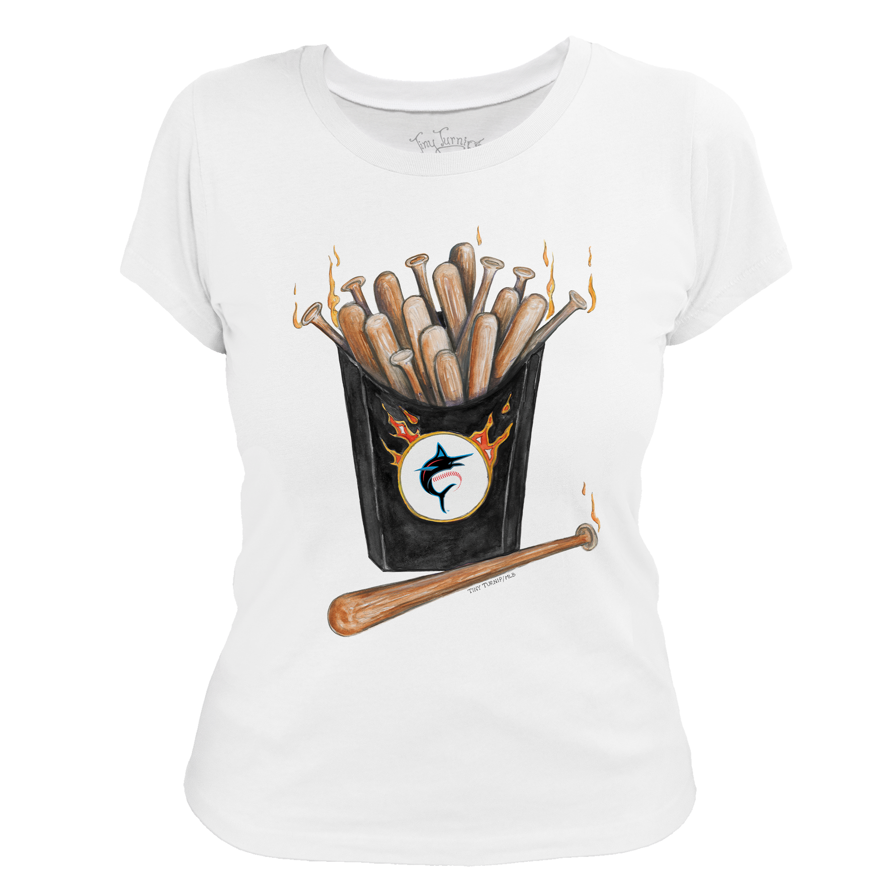 Miami Marlins Hot Bats Tee Shirt